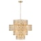 Z-Lite Dealey Chandelier, 13-Light, 25.75 In.W x 23.25 In.H, Heirloom Brass/Heirloom Brass 822P26-HB - alternate 1